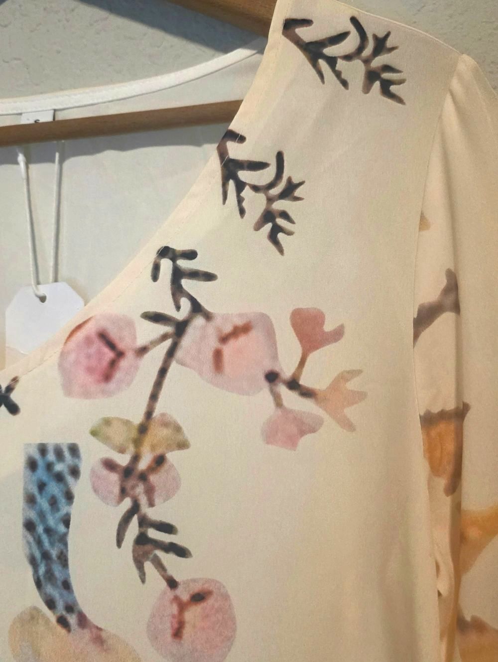 NWT Made with Love Boho Chic Dress Birds Bell Sleeves Fairy Women's Small - Picture 6 of 13